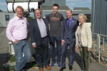 Die Schulleitung mit Tobias Gerbracht, Michael Winkhaus und Karl Schröder