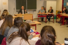 OB Andreas Mucke stellt sich den Fragen der Schüler