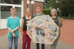 Gruppenbild mit unserer Konstruktion
