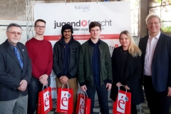 Die Erstplatzierten des Regionalwettbewerbs Jufo 2019