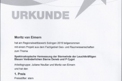 Urkunde Moritz van Eimern Platz 1
