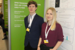 Moritz van Eimern und Juliane Neußer gestalteten einen informativen Stand.