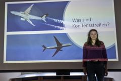 Luzie bei der Präsentation
