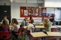 Deutschunterricht in unserer Partnerschule Lauttasaaren yhteiskoulu